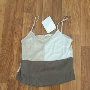 Mango color block cami
